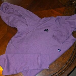 💙Abercrombie Kids Purple Fleece Lined Hoodie. New! 💙